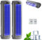 Shirem Rafraichisseur d'Air Silencieux, Mini Climatiseur Mobile, Portable Refroidisseur d'Air 3 Vitesses, USB Rechargeable, pour Chambre, Bureau, Maison (2PC-B)