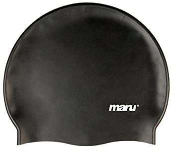 maru - Badekappe aus Silikon - Schwarz