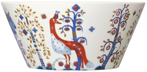 Iittala Taika White/Blue Serving Bowl