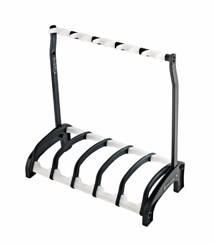 König & Meyer Guardian Ständer für 5 E-Gitarren, Schwarz-Weiss