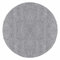 Teppium Moderner Hochflor Teppich Wohnzimmer 200 cm Rund Hellgrau - Shaggy Flauschiger Teppich, Extra Weich, Pflegeleicht und Einfarbig - für Schlafzimmer, Küche und Esszimmer