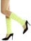 DRESS ME UP - W-020A-yellow Stulpen Beinwärmer Beinstulpen im 80er Jahre Stil Gelb Neongelb Aerobic