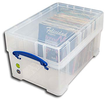 Really Useful Boxes Plastic Storage Box - Clear, 9 Litre