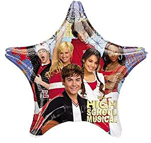 High School Musical Star-Folienballon (nicht aufgeblasenen)
