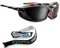 Daisan Alpin Gletscherbrille Sportbrille mit Band schwarz