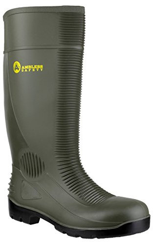Amblers Safety FS99 Adults Safety Wellington Boot - Size 8 UK - Green
