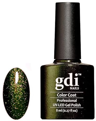 GDI Nails - Shimmer Glitter 'R' Range - UV LED Soak Off Gel Nail Polish Varnish - 8ml - ***REQUIRE UV/LED LAMP TO CURE DRY GEL POLISH*** (R15)