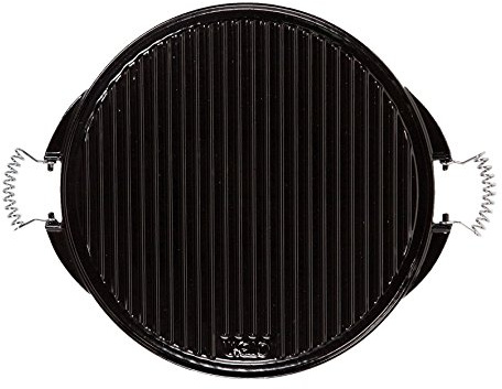 IMEX EL ZORRO El Zorro 63174-Plancha Hierro Fundido Redonda, Esmaltado, Negro, 65 cm