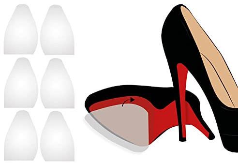 ProtectMyHeels I Sohlenschutz (3-Pack) I transparente, selbstklebende Schutzfolie schützt die Schuhsohlen vor Schäden I wiederablösbar