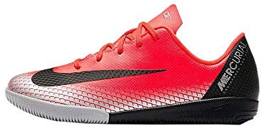 Nike Vaporx 12 Academy Ps Cr7 Ic, Unisex Kid's Footbal Shoes, Red (Bright Crimson/Black-Chrome-Da 600), 9.5 Child UK (27 EU)