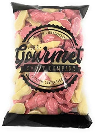 Pink & White Mice 1kg Share Bag by The Gourmet Sweet Company