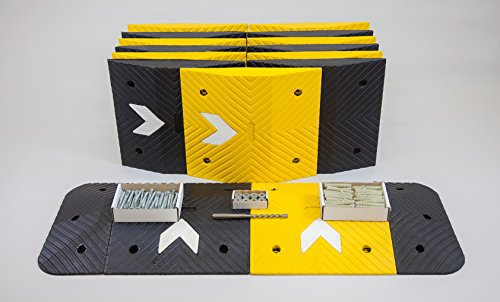 The Ramp People 5mph Speed Bump Kits - 75mm High - Includes Fixings (8500mm) Modular Speed Ramp Kit