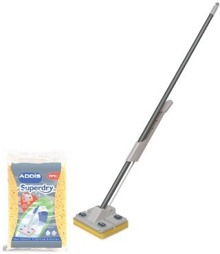 2 x Superdry Mop + Extra Refill Graphite or Metallic