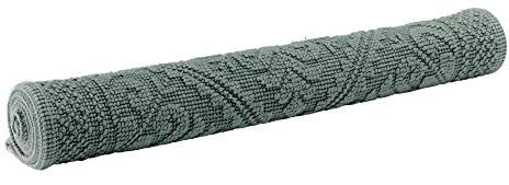 Vivaraise - Tapis de Bain Enzo – Tissu éponge 100% Coton, Doux et Absorbant – Motif Jacquard élégant