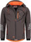 Arctic Seven Herren Softshell Jacke Funktionsjacke Outdoor Regenjacke Atmungsaktiv Fleece Innenfutter AS301 [AS-301-Grau-Orange-Gr.4XL]