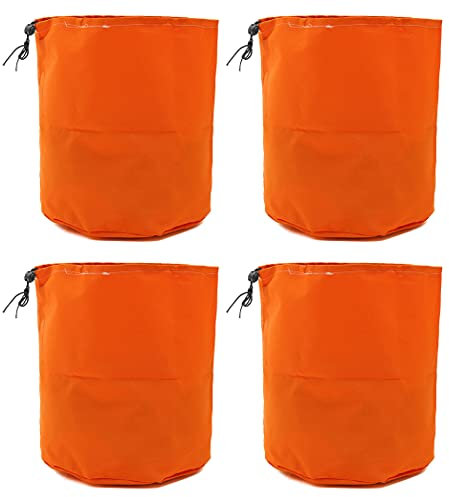 Lot de 4 housses étanches à la poussière pour moteur de tondeuse à gazon, coupe-bordures, scie à perche (jaune)