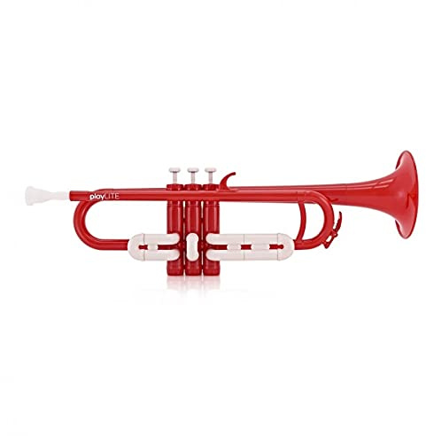 playLITE Hybrid-Trompete mit Mundstück und Tasche Fast Action Valves | Leichter 500g-ABS-Korpus, authentischer Klang vergleichbar mit Messing, schnelle Aluminiumventile