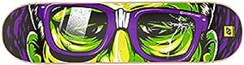 Centrano Unisex – Erwachsene Hydroponic Skateboard Deck, Rectangular Purple, 8.5