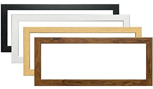 98x33cm Panoramic Wall Hanging and Tabletop Photo/Picture Black Frames for Home Décor