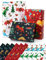WERNNSAI 10 Blatt Weihnachts Dino Geschenkpapier - 51 x 70 cm Weihnachts Geschenk Wrap Dino Packpapier Kinder Geschenkpapier Weihnachten Kinder für Weihnachtsfeiertags Geschenkpapier Set