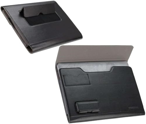Broonel Black Leather Folio Case - Compatible with Acer Spin 513 LTE 13.3 2 in 1 Chromebook