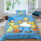 LENTLY The Simpsons Bettwäsche Set Bettbezug Set Atmungsaktive Mikrofaser Bettwäsche Für Schlafzimmer, Weiche Bequemer Single（135x200cm）