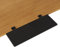 BONTEC Ergonomics Desk Extender Tray, 691 x 241mm Table Mount Desk Extender Shelf, 90° Foldable Table Extender, Clamp on Arm Rest for Desk, Suitable for Office Home Use, Black