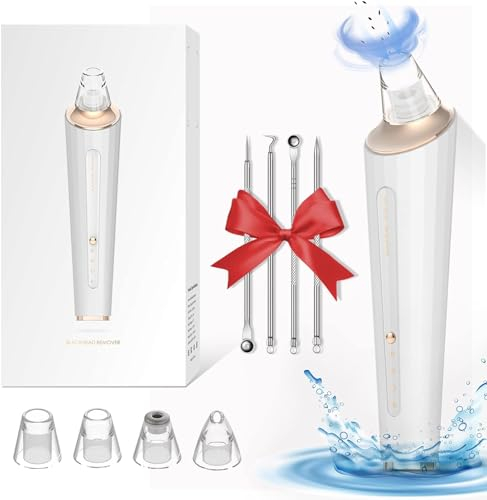Aspirateur Points Noirs Vide Enlèvement de Comédon Nettoyeur de Pores Professionnel Rechargeable USB opération une touche pour Enlèvement de Comédons, boutons, Graisse