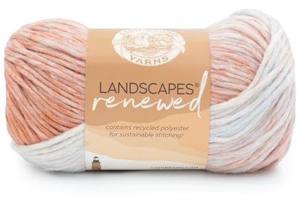 Lion Brand Yarn 542-204AJ Landschaften erneuert Garn, Polyester, Wüstenfrühling, 1 Pack