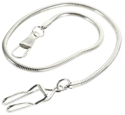 ABOOFAN Orologio Da Tasca Catena Orologi Da Tasca Da Uomo Punk Collana Uomo Pendente Della Collana Antico Catene Per Orologi Panciotto Catena Forniture Per Orologi Catena Di Metallo Per
