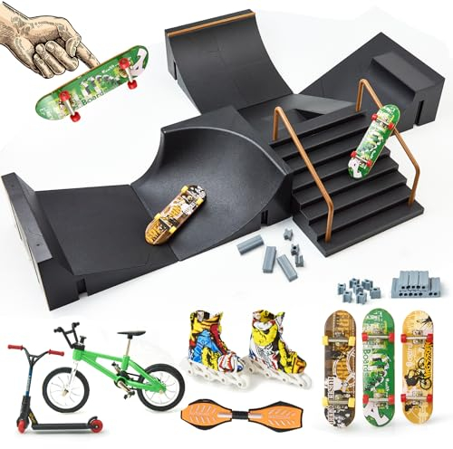 Stimmungs Mini-Finger-Skateboard-Rampen-Set