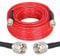 MOOKEERF RG8X Coaxial Cable 50ft,CB Coax Cable,UHF PL259 Male to Male Low Loss CB Antenna Cable 50 Ohm for HAM Radio,Antenna Analyzer,Dummy Load,SWR Meter