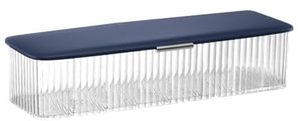 Xiapumeth Daily Contact Lens Dispenser and Organizer, Daily Contact Lens Organizer, Daily Contact Lenses Organizer with Lid, Daily Classified Storage(Blue)