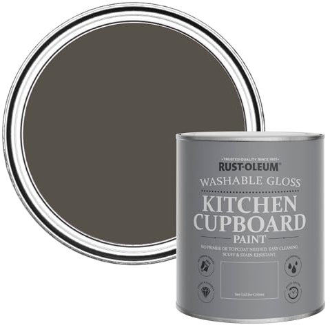 Rust-Oleum Brown Kitchen Cupboard Paint in Gloss Finish - Fallow 750ml
