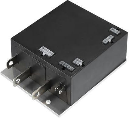 QUARKZMAN Shunt-Controller-Ersatz für EZGO TXT 2000-2009 350A 36V Schwarz Silberfarbenes Metall