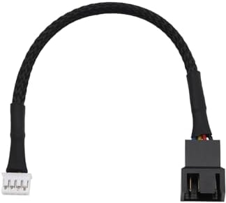 Create idea 3 Pièces Adaptateur PWM Câble Adaptateur de Ventilateur à 4 Broches 15 Cm Répartiteur à 4 Broches Micro Prise pour Ventilateurs de Refroidissement de Carte Graphique VGA Câble