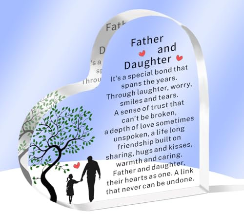 AMZQ Dad Gifts From Daughter Dad Fathers Day Christmas Birthday Gifts Father Daughter Present