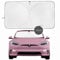 Parasol para parabrisas: los únicos parasoles certificados para ventana de automóvil que bloquean el 99.9% de los rayos UVR, parasoles para ventanas automotrices como accesorios para automóviles, SUV,