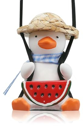 Autospiegel Anhänger, Süße Schaukel Ente Dekor, Auto Spiegel Deko Schwingende Ente Auto Hängend Ornament Auto Dekoration Ornament Zubehör Rückspiegel Anhänger Auto Innenraum Deko