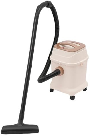UYRTOY Staubsauger, 1000 W, 3 in 1, Staubsauger ohne Beutel, Trocken und Nassstaubsauger und Kleiderstaubsauger, 17 kPa, Saugleistung, Kapazität 18 l, für Reinigung von Sofas, Teppichen, Beige und