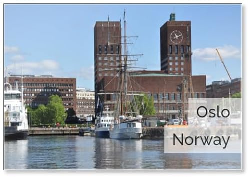 Oslo, Norvegia, Kühlschrankmagnet