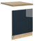 Vicco façade Fame-Line, Bleu foncé Brillant, 60 cm, PT Chêne