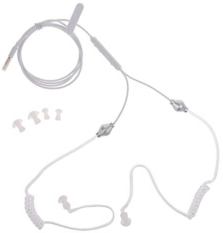 Stereo In Ear Air Tube Ohrhörer Strahlungssichere Freisprech Kopfhörer Binaurale Kopfhörer Mit Mikrofon Für Telefone