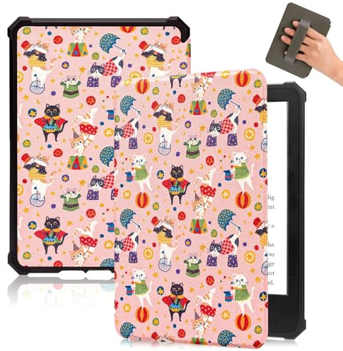 Fancity Custodia per Kindle Paperwhite da 6,8, cover morbida con cinturino da polso Smart accensione/spegnimento automatico per Kindle Paperwhite Signature Edition 11a generazione 2021