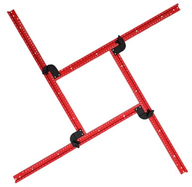 Adjustable Router Jig, Woodworking Hole Locator, Variable Router Jig, Router Template Guide, Variable Router Jig For Creating Square And Rectangular Slotting Juice Groove Router Jig