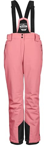 killtec Damen Skihose/Funktionshose mit abnehmbaren Trägern, Kantenschutz und Schneefang KSW 249 WMN SKI PNTS_ERIELLE, hellpink, 36, 43428-000