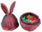 Ostereier, Osterhase, dekorative Jagd mit 3D-gedruckten Eiern, leeres Osterspielzeug, gefüllt mit Osterkorb, Schreibtischdekoration für Ostern