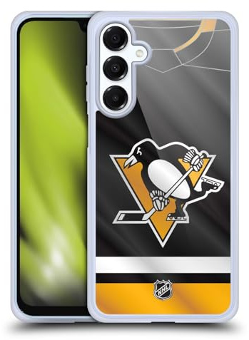 Head Case Designs Offizielle NHL Jersey Pittsburgh Penguins Gelhülle [Militärischer Schutzgrad] Kompatibel Mit Samsung Galaxy A16 5G Und Kompatibel Mit MagSafe