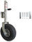 KEPMOGOH Schwerlast Stützrad Anhänger 900KG, 57mm Rohr, Deichselrad Bugrad Anhänger Stütze mit Ergo-Griff, Verstellbarer Bootswagenheber für PKW Anhänger, Wohnwagen, Trailer (Große Reifen)