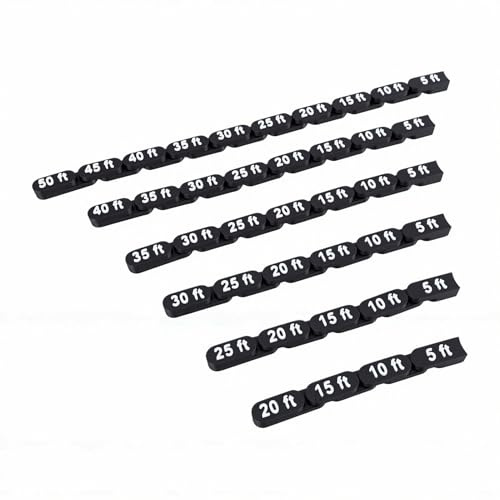Sxhlseller Bewegliches Lineal, flexibles Kettenlineal zur Messung der Bewegung von Tischspielen, mit 2,5 cm Segmentgliedern zum Messen von Kurven und Ecken